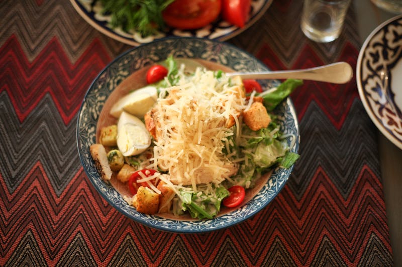 Caesar Salad — romaine, parmesan, croutons, Caesar dressing